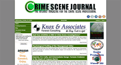 Desktop Screenshot of crimescenejournal.com