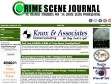 Tablet Screenshot of crimescenejournal.com